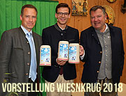 Offizieller Oktoberfest Maßkrug 2018 - präsentiert von Kabarettist Martin Frank am 30.08.2018  (©Foto: Martin Schmitz)